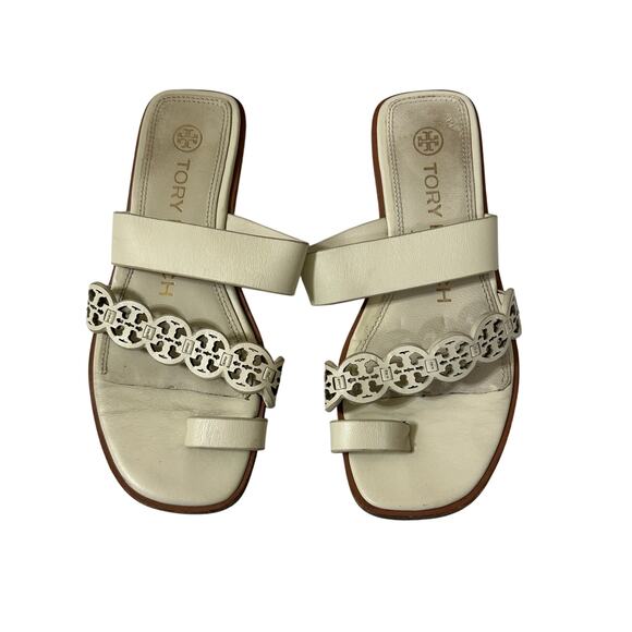 Tory Burch Tiny Miller Leather Sandal - Picture 2 of 6